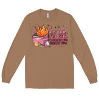 Toasted Coconut it's fine i'm fine everything's freakin' fine Long Sleeve Tee - MaliasSmallBusiness