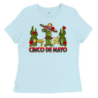 Baby Blue my 1st cinco de mayo Ladies Tee - texasbilliewilder