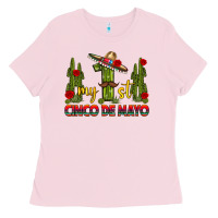Bubblegum Pink my 1st cinco de mayo Ladies Tee - texasbilliewilder