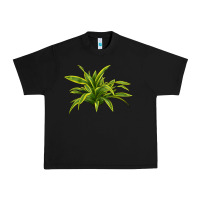 Black Lemon Lime Dracaena Leaf Urban Heavy Tee - LillyAllenDesigns