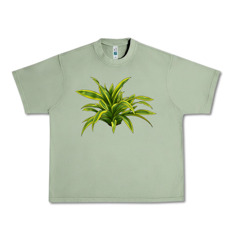 Lemon Lime Dracaena Leaf Urban Heavy Tee by LillyAllenDesigns | Teevron