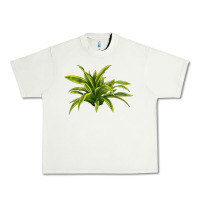 Pistachio Lemon Lime Dracaena Leaf Urban Heavy Tee - LillyAllenDesigns