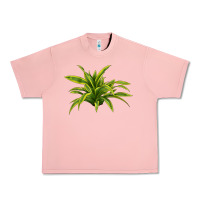 Salmon Lemon Lime Dracaena Leaf Urban Heavy Tee - LillyAllenDesigns