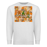 Oatmeal Heather fall with gnomes Premium Sweatshirt - texasbilliewilder