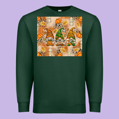 Fall With Gnomes Premium Sweatshirt Designed By Texasbilliewilder