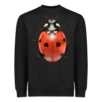Black lady bug Heavyweight Sweatshirt - LillyAllenDesigns