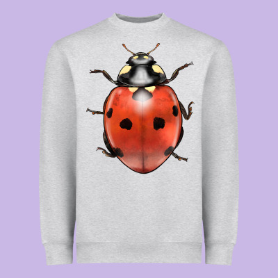 Lady Bug Heavyweight Sweatshirt Designed By Lillyallendesigns