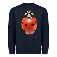 Navy lady bug Heavyweight Sweatshirt - LillyAllenDesigns
