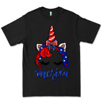 Black 4th of July unicorn Premium Tee - Neo Western