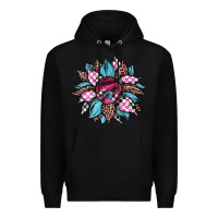 Black race leopard sunflower Premium Hoodie - JahusDesignShop