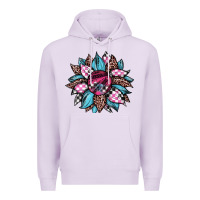 Lilac race leopard sunflower Premium Hoodie - JahusDesignShop