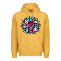 Mustard race leopard sunflower Premium Hoodie - JahusDesignShop