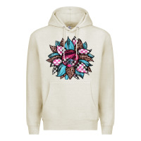 Oatmeal Heather race leopard sunflower Premium Hoodie - JahusDesignShop