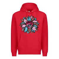Red race leopard sunflower Premium Hoodie - JahusDesignShop