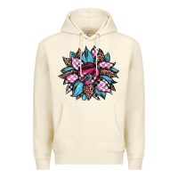 Sandshell race leopard sunflower Premium Hoodie - JahusDesignShop