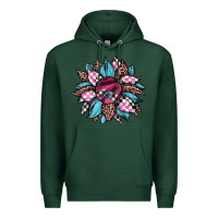 Sports Green race leopard sunflower Premium Hoodie - JahusDesignShop