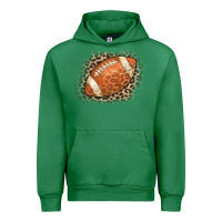 Emerald American Football Leopard Urban Hoodie - CowCowDesign