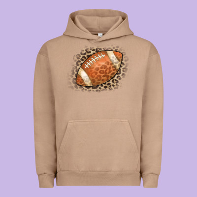 American Football Leopard Urban Hoodie Designed By Cowcowdesign