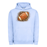 Pigment Grape Ice American Football Leopard Urban Hoodie - CowCowDesign