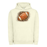 Pigment Pistachio American Football Leopard Urban Hoodie - CowCowDesign
