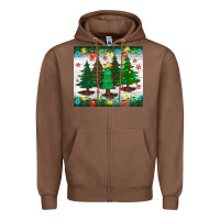 Chestnut christmas trees tumbler Zipper Hoodie - BundleAndBundleShop