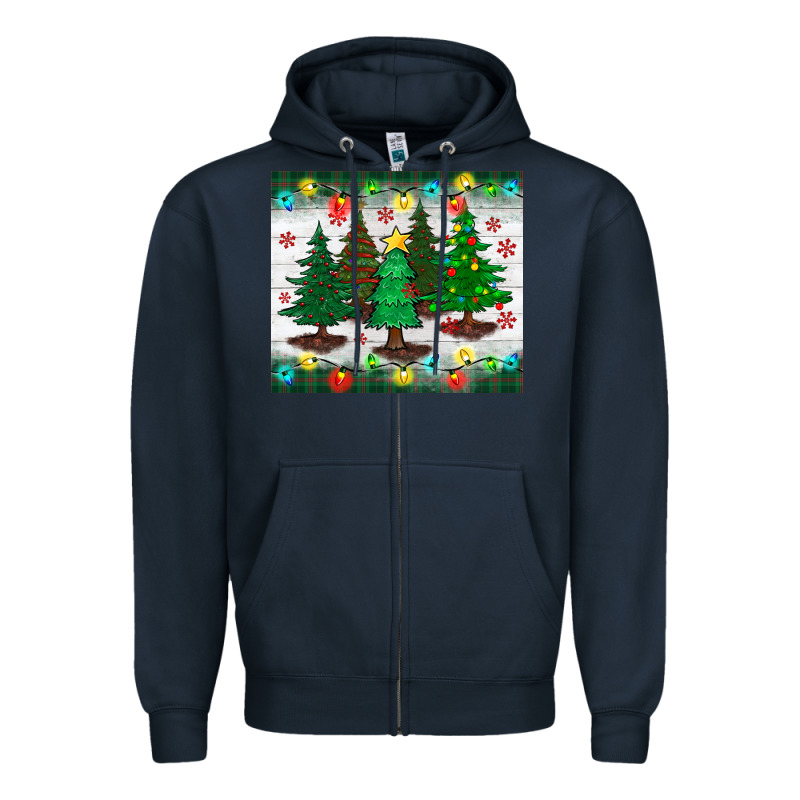 Christmas Trees Tumbler Zipper Hoodie by BundleAndBundleShop | Teevron
