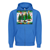 True Royal christmas trees tumbler Zipper Hoodie - BundleAndBundleShop