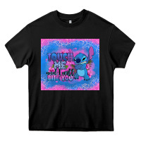 Black touch me and i will bite you stitch Heavy Core Tee - Zillion Design Studio