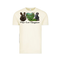 Vintage Arctic Peace Love Chimpanzee Vintage Tee - LillyAllenDesigns