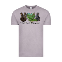 Vintage Zinc Peace Love Chimpanzee Vintage Tee - LillyAllenDesigns