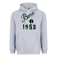 Heather Grey Born In 1953 Heavyweight Hoodie - Bettercallsaul