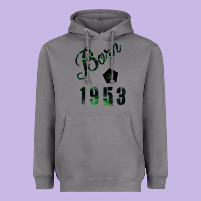 Born In 1953 Heavyweight Hoodie Designed By Bettercallsaul