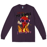 Plum i prefer my books extra spicy Long Sleeve Tee - MaliasSmallBusiness