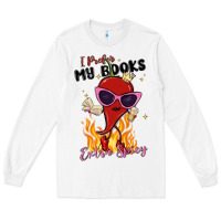 White i prefer my books extra spicy Long Sleeve Tee - MaliasSmallBusiness