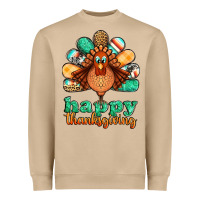 Mushroom happy thanksgiving turkey Heavyweight Sweatshirt - Jasminsmagicworld