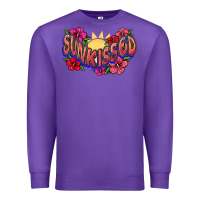 Purple sunkissed Premium Sweatshirt - NancyCooperArtShop