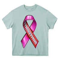 Arona Breast Cancer Ribbon American Football Heavy Core Tee - texasbilliewilder