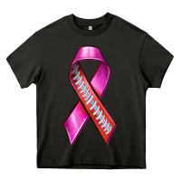 Asphalt Breast Cancer Ribbon American Football Heavy Core Tee - texasbilliewilder