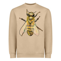 Mushroom Bee Heavyweight Sweatshirt - LillyAllenDesigns