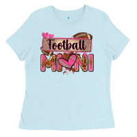 Football Mini With Leopard Ladies Tee | Teevron