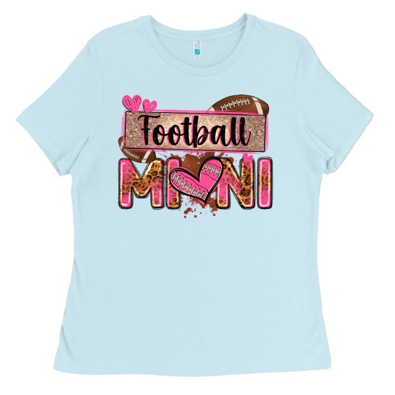 Football Mini With Leopard Ladies Tee by Zillion Design Studio | Teevron