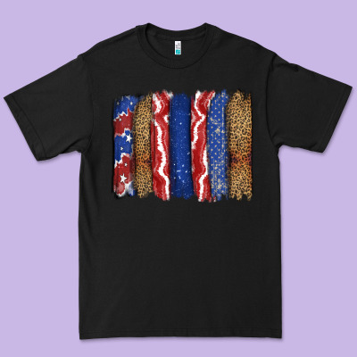4th Of July Brushstroke Premium Tee Designed By Cowgirlartshop
