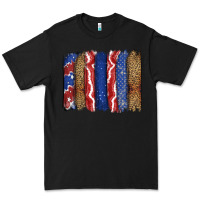 Black 4th of July brushstroke Premium Tee - CowGirlArtShop