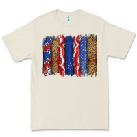 Bone 4th of July brushstroke Premium Tee - CowGirlArtShop
