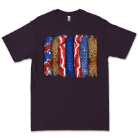 Plum 4th of July brushstroke Premium Tee - CowGirlArtShop