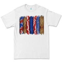 White 4th of July brushstroke Premium Tee - CowGirlArtShop