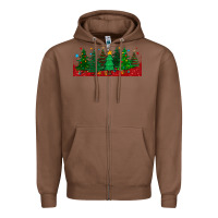 Chestnut christmas trees libbey glass Zipper Hoodie - BundleAndBundleShop