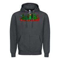 Smoke christmas trees libbey glass Zipper Hoodie - BundleAndBundleShop