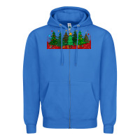 True Royal christmas trees libbey glass Zipper Hoodie - BundleAndBundleShop
