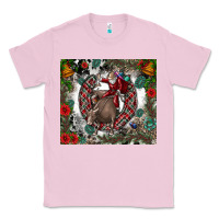 Bubblegum Pink Rodeo Santa Classic Tee - CowhideDigitalArt